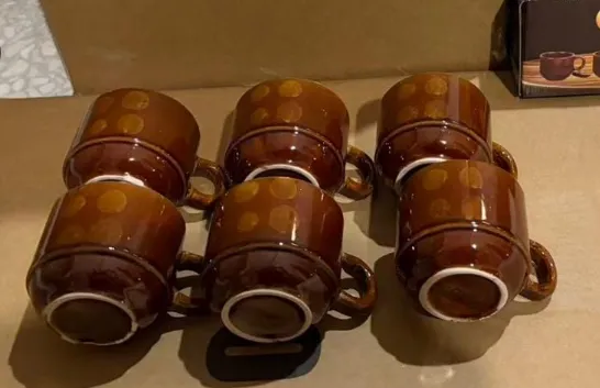 Cove Ceramic Tea Cup Set of 6 thumbnail 2