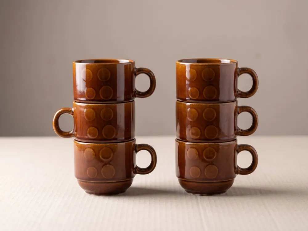 Cove Ceramic Tea Cup Set of 6 - Daily Cart Nepal