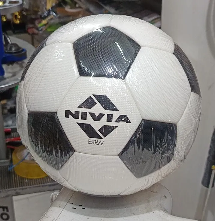 Nivia Classic Black & White Training Football (Size 5) - Daily Cart Nepal